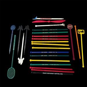 25 Vintage Advertising Swizzle Sticks TWA Piedmaont Airlines CPO Club